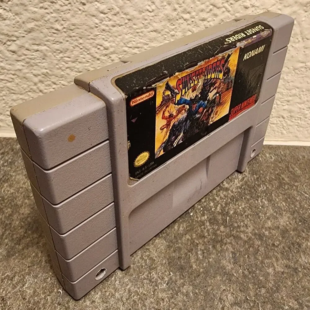 Game - Sunset Riders - Super NES - Konami